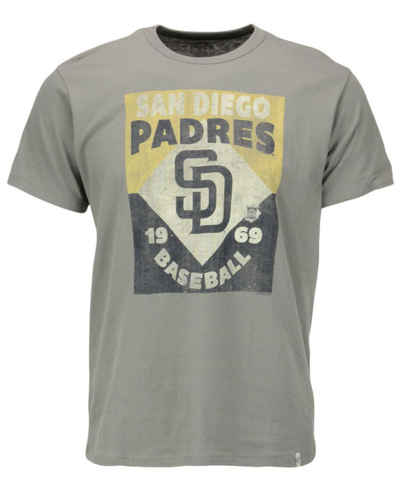 47 brand Men'S San Diego Padres Knockaround Flanker T-Shirt in Gray for ...
