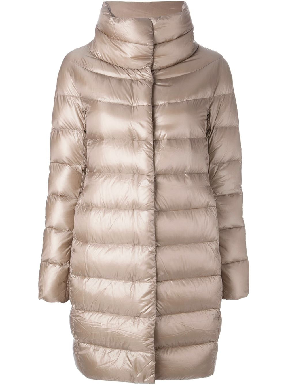 Herno Padded Coat in Natural - Lyst