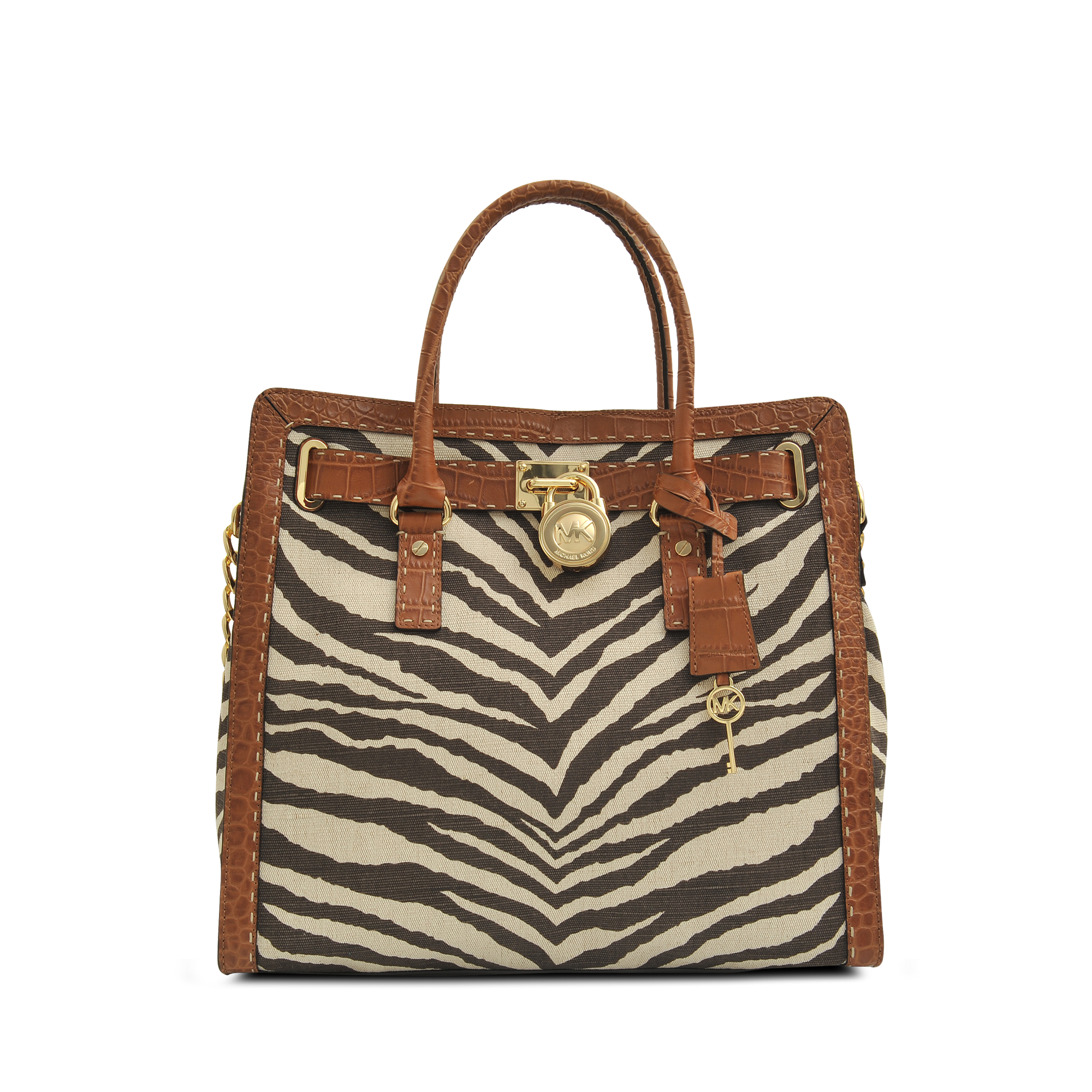 Michael Kors Hamilton Large Tiger Print Bag in Animal (tiger) | Lyst