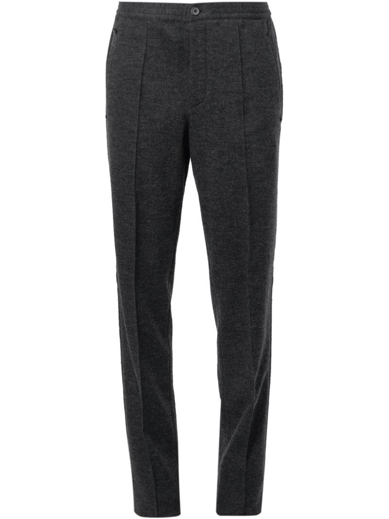 tailored grey sweatpants