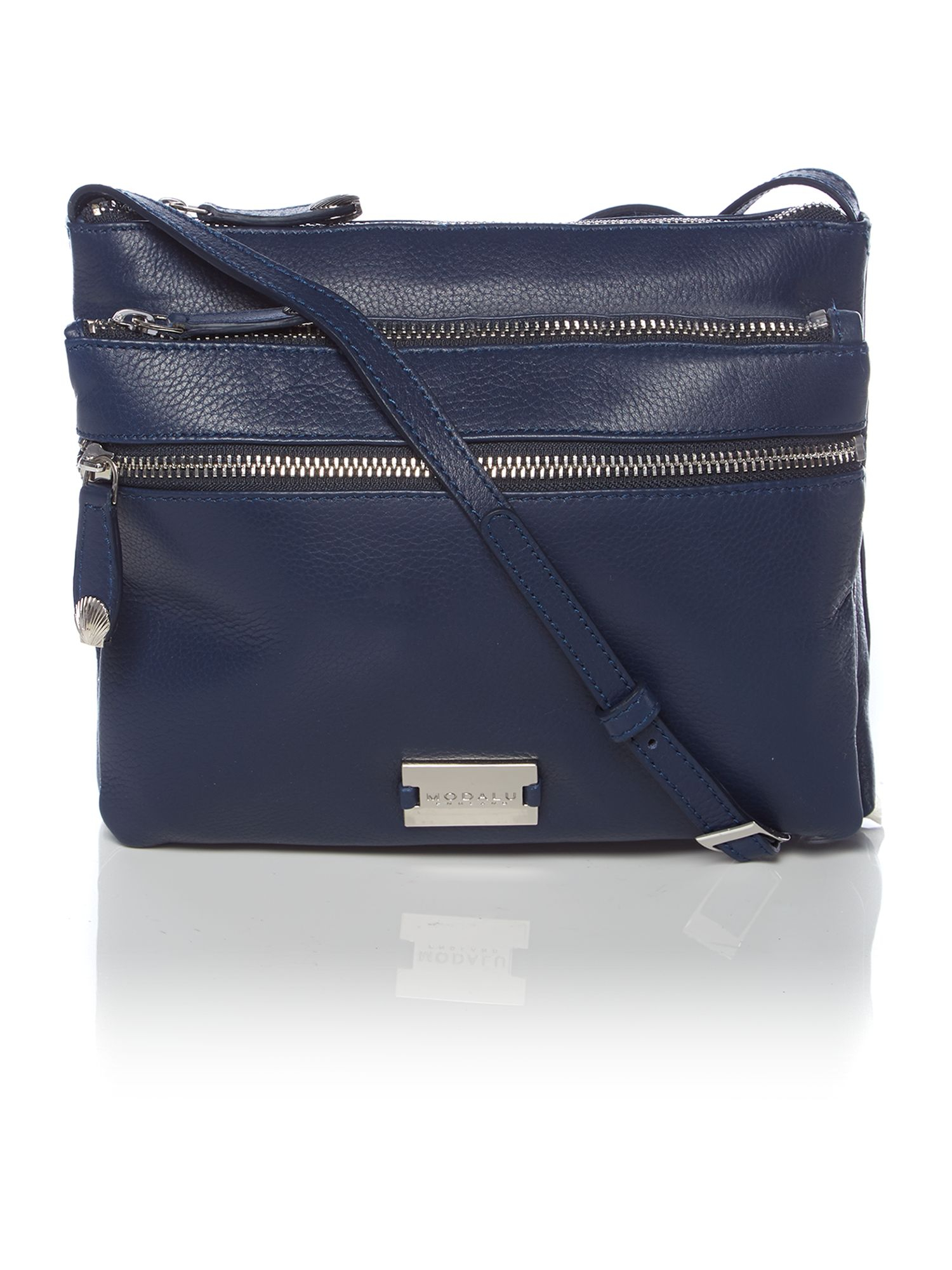 Modalu Dashwood Navy Cross Body Bag in Blue (Navy) | Lyst