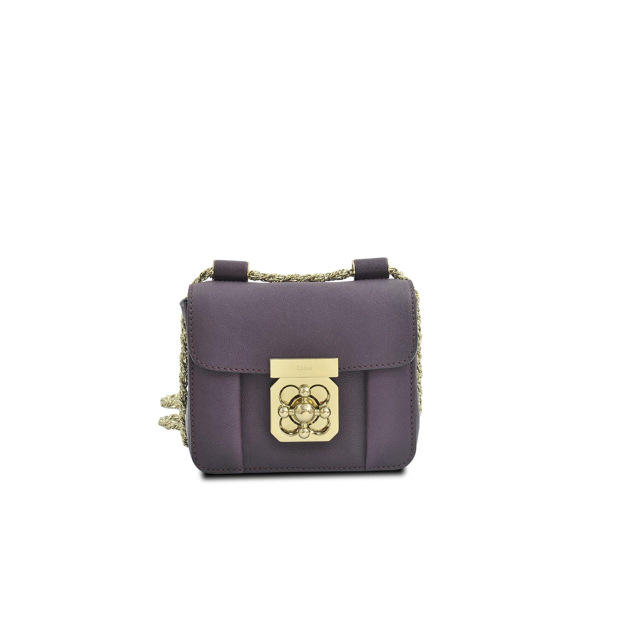 Chlo Mini Bag Elsie in Purple | Lyst  