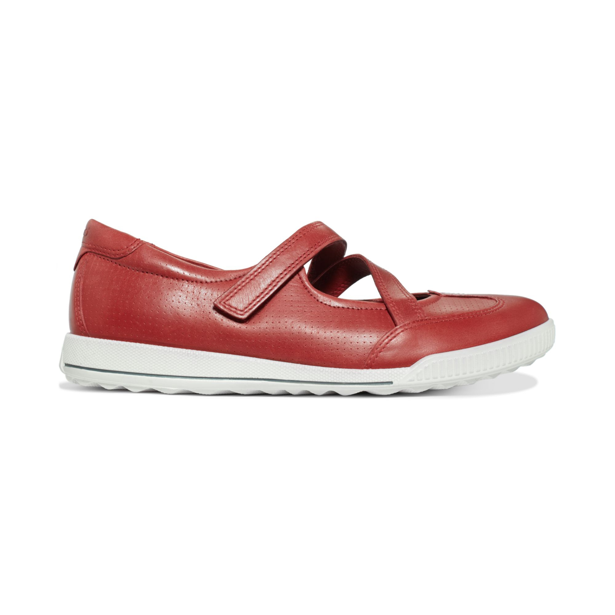 red mary jane flats women's