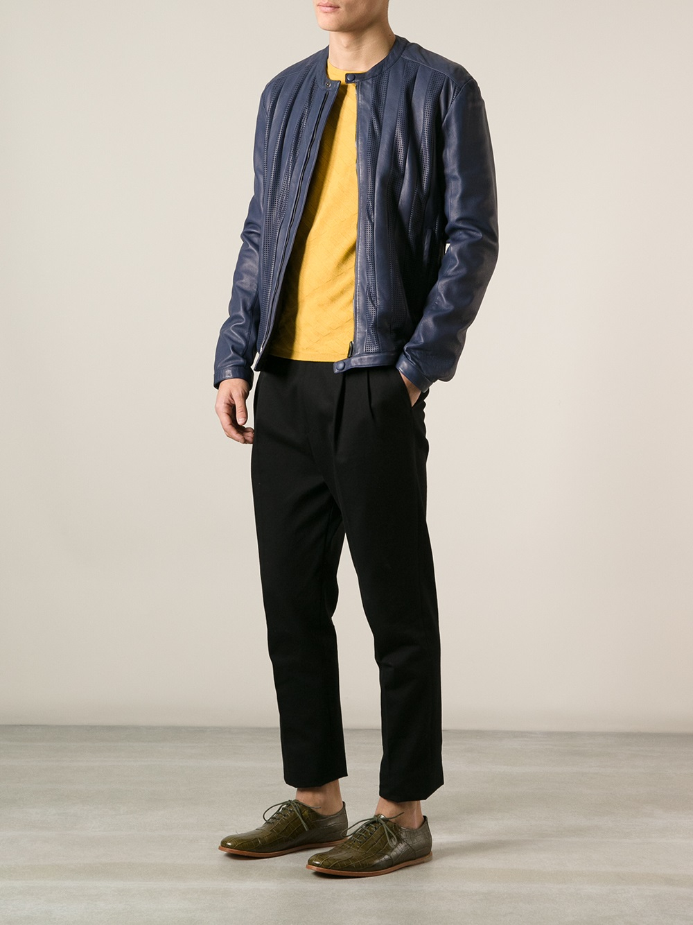 fendi men's leather jacket
