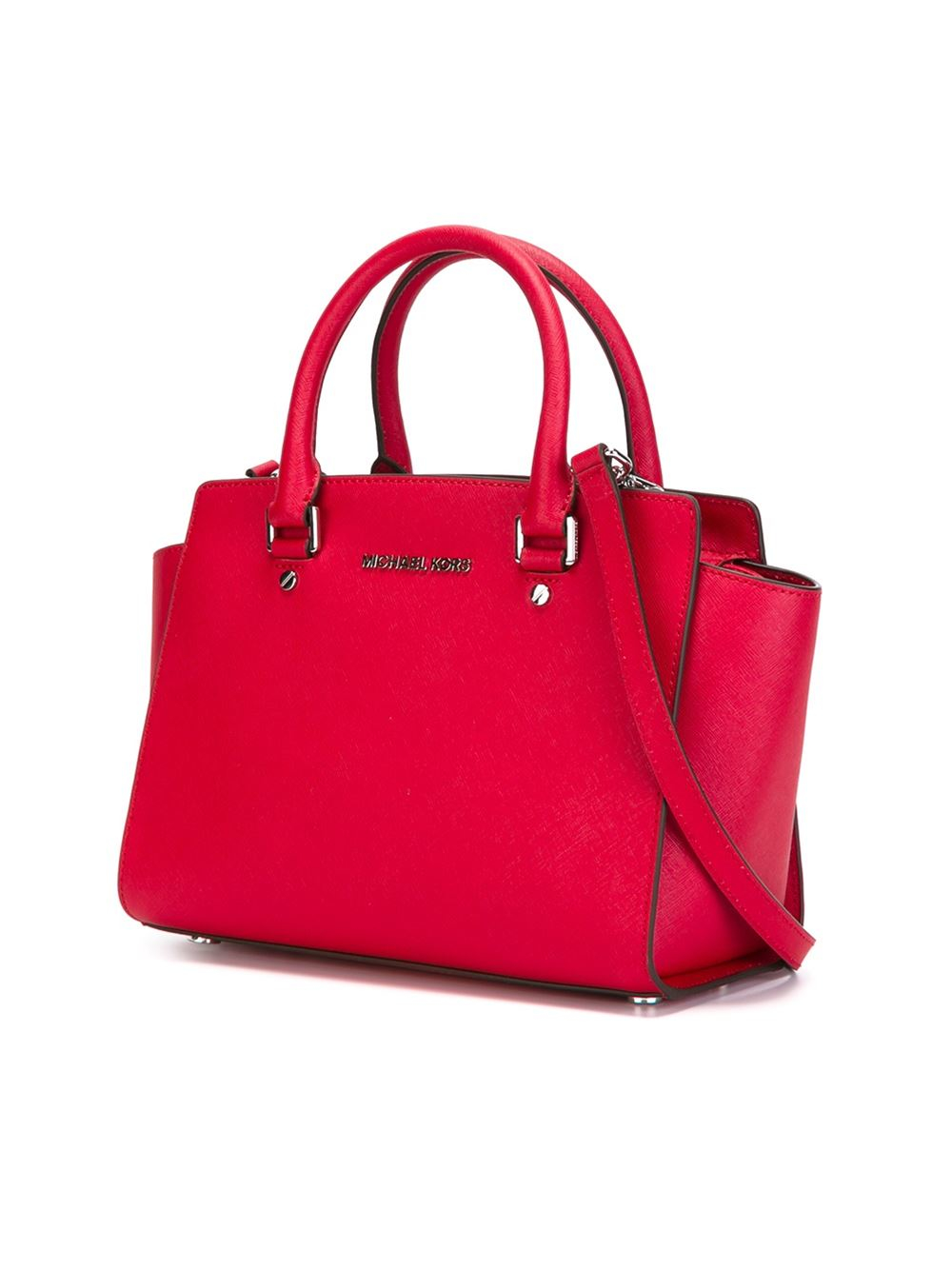 michael kors large red tote