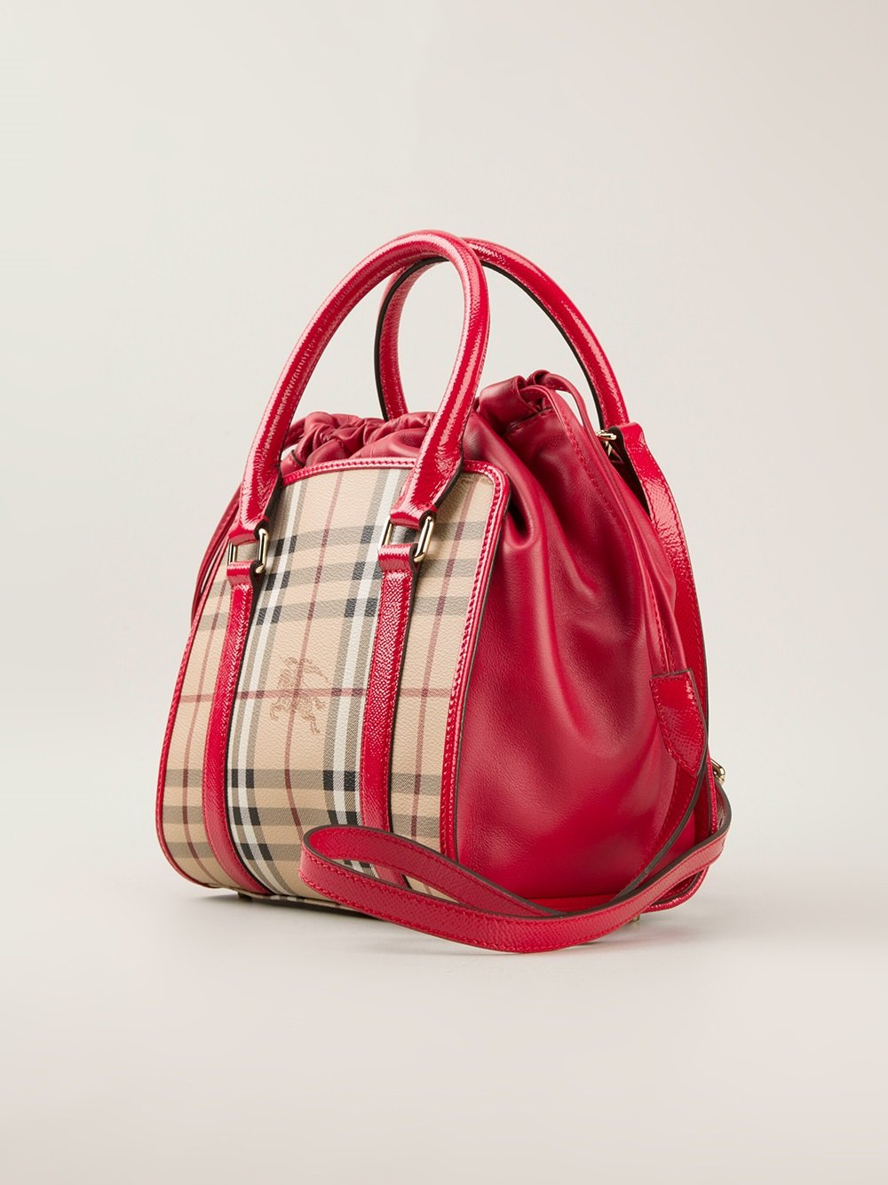 Lyst - Burberry Dinton Small Shoulder Bag in Red