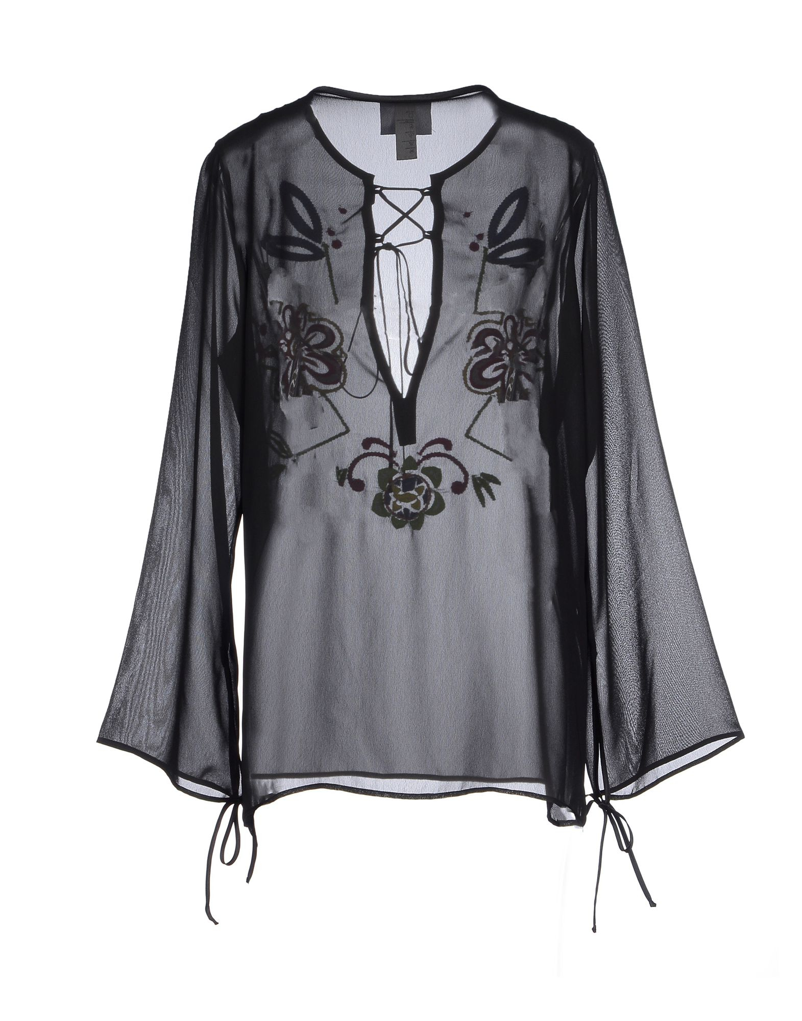 la perla blouse in black lyst la perla blouse in black lyst