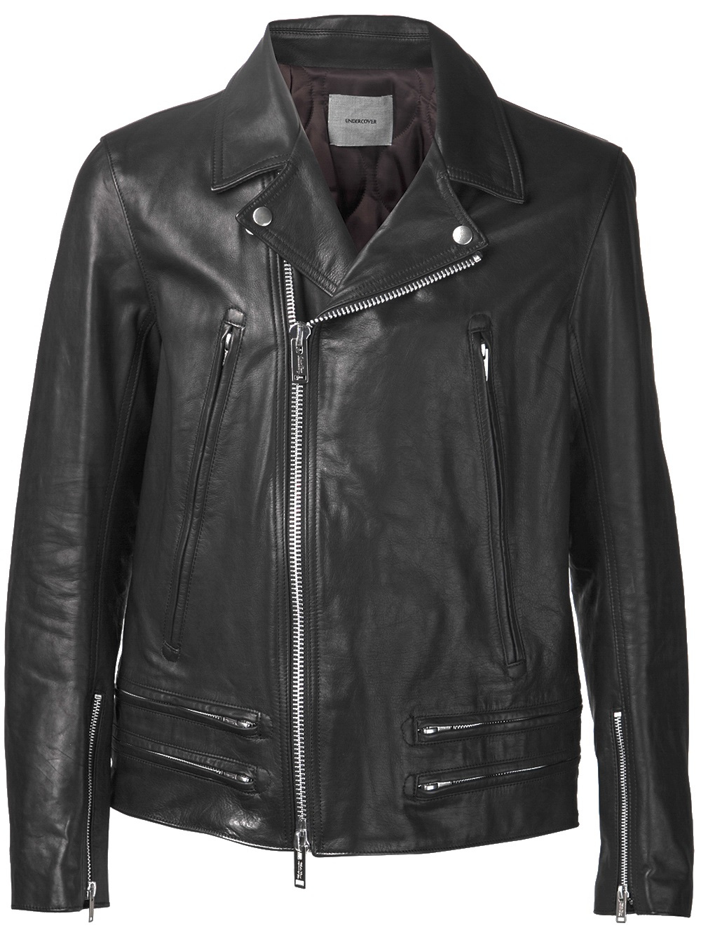 Lyst - Undercover Leather Jacket in Black for Men