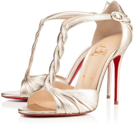 Christian Louboutin Jazzy Doll in Silver | Lyst