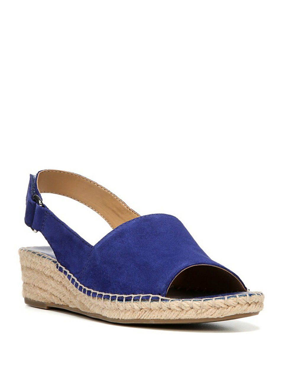 light blue sling backs