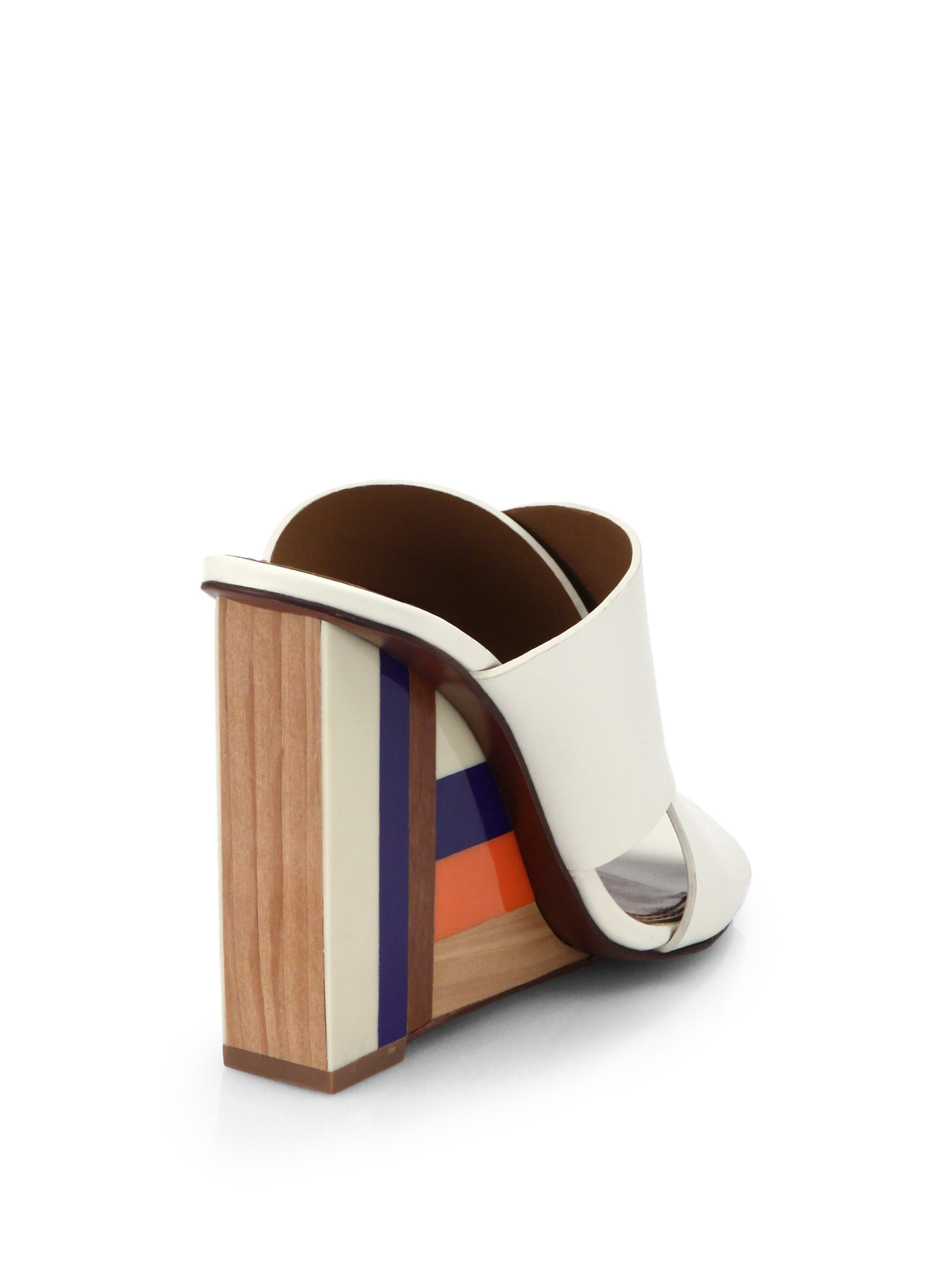 tory burch wooden wedges