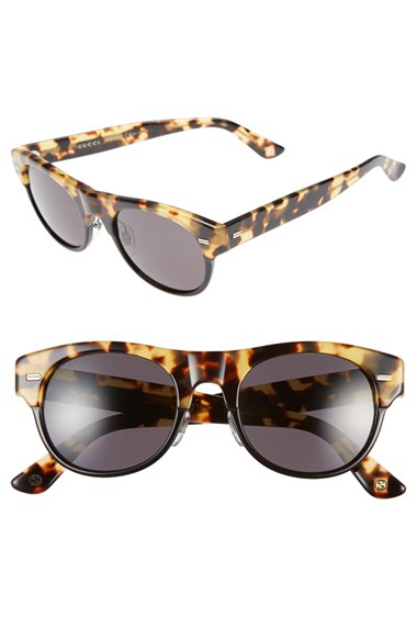 gucci 51mm retro sunglasses blond grey in gucci 51mm retro sunglasses blond grey in