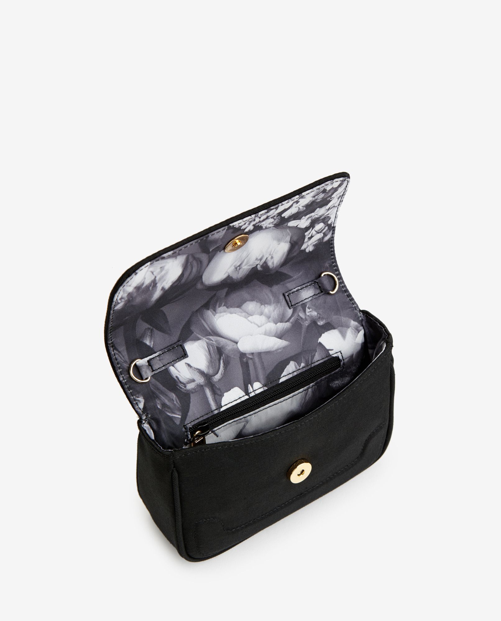 ted baker black clutch