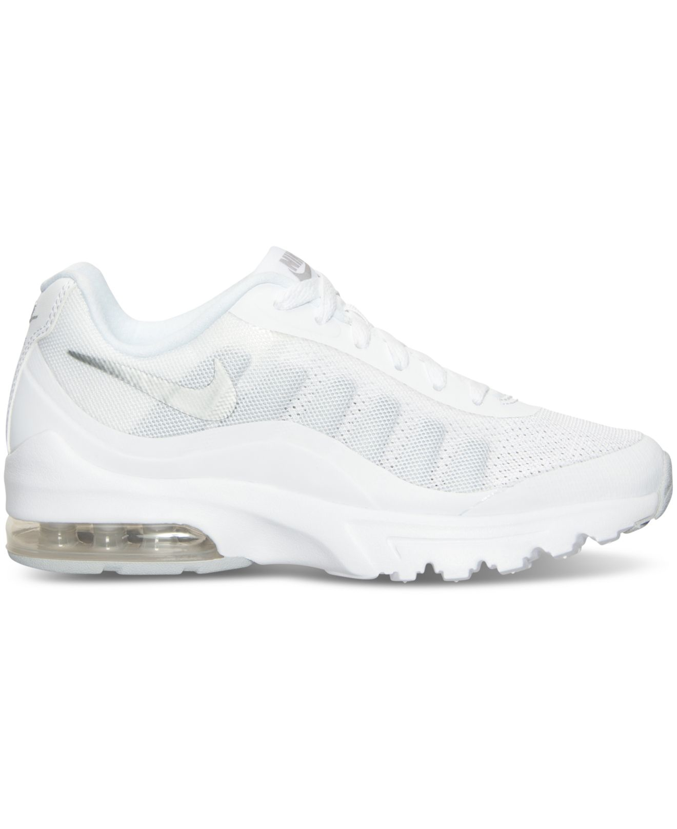 white nike air max invigor