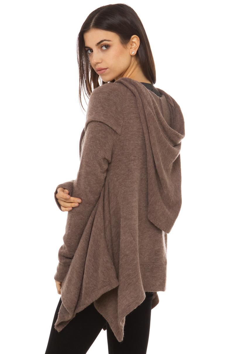 mocha brown hoodie
