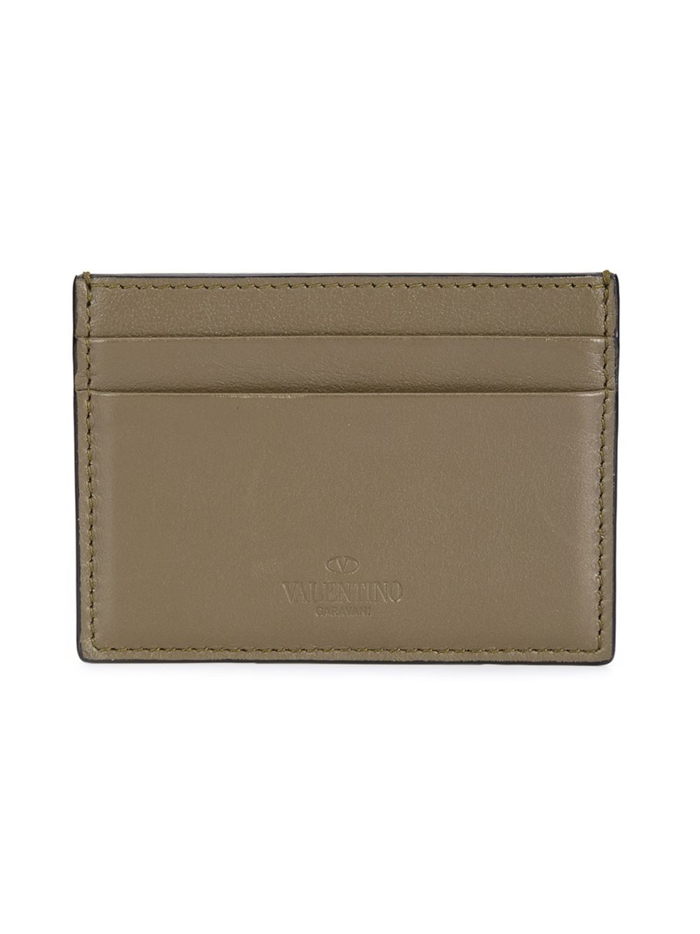 Valentino Camouflage Card Holder in Green for Men | Lyst