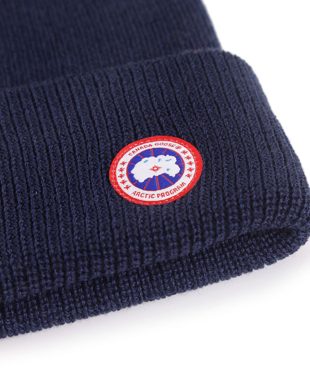 Canada goose Merino Beanie Cap in Blue for Men | Lyst