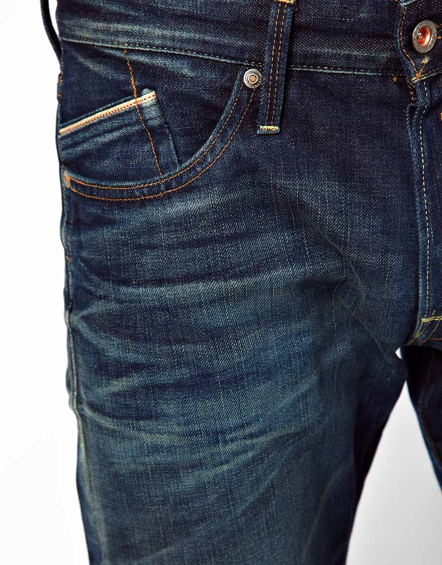 Lyst - Replay Jeans Waitom Straight Fit Dark Wash in Blue for Men