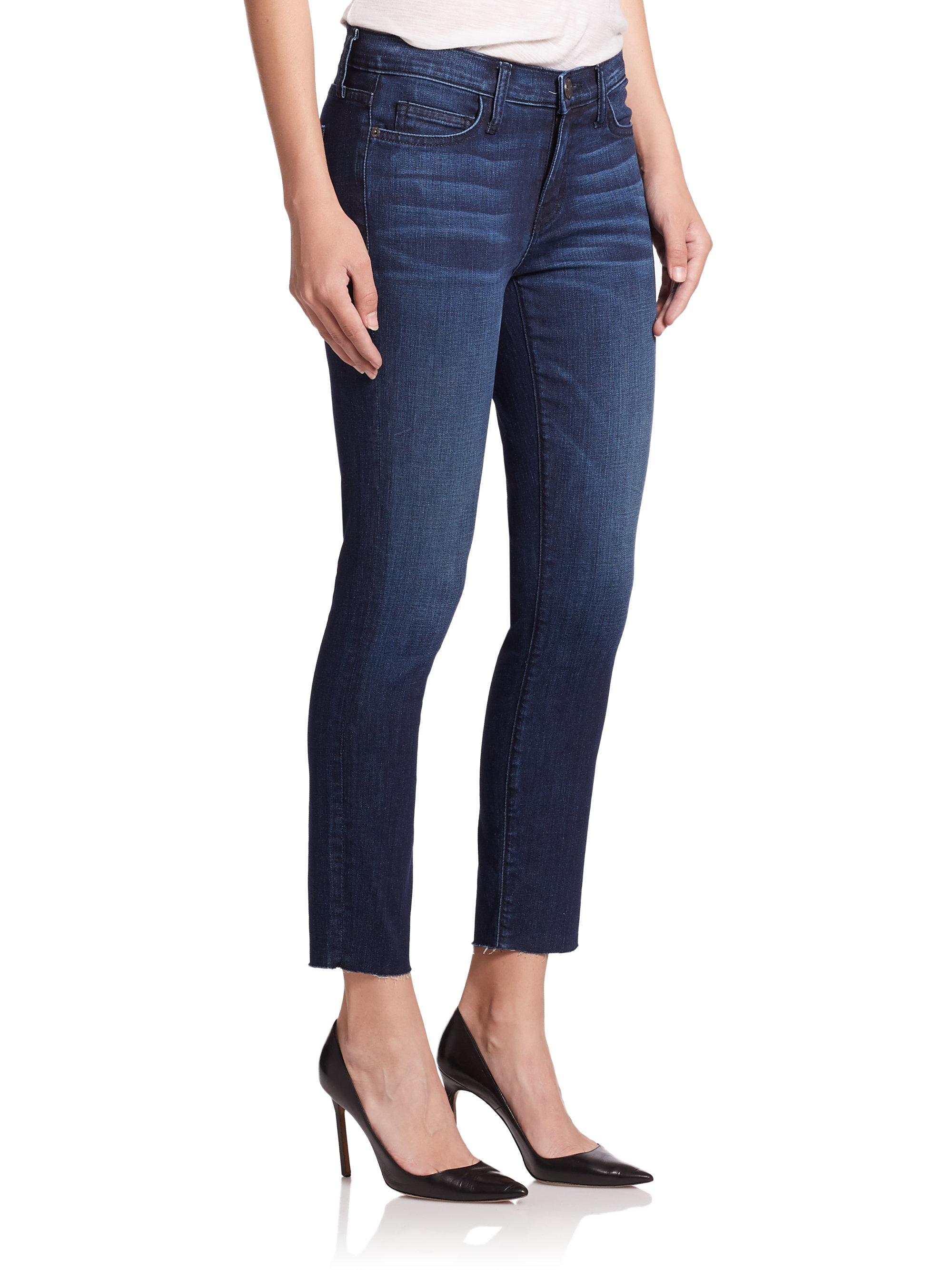 Lyst - Current/Elliott The Stiletto Skinny Jeans in Blue