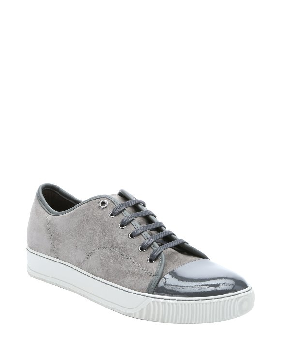lanvin grey sneakers