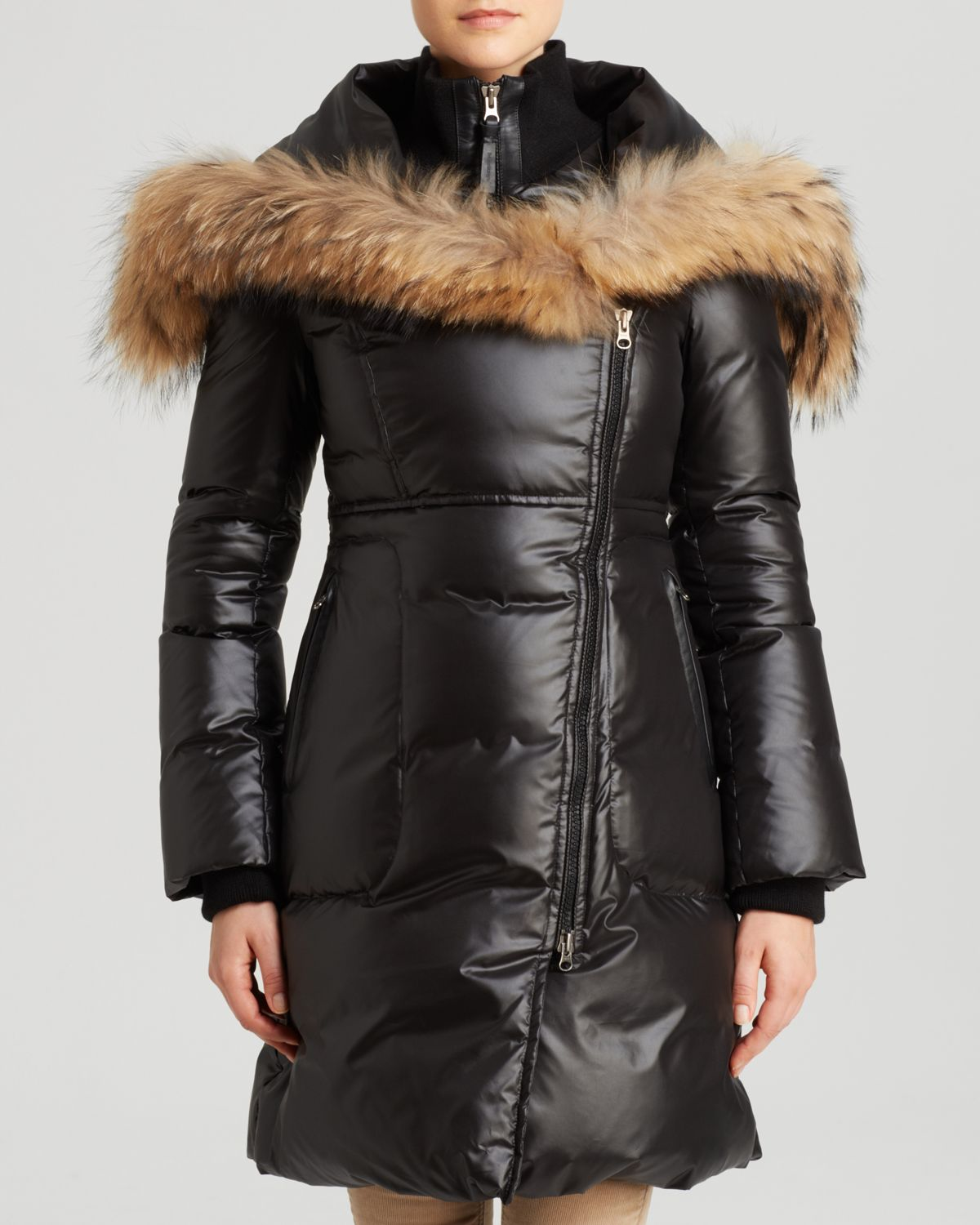 Lyst - Mackage Liz Fur Trimmed Down Coat in Black