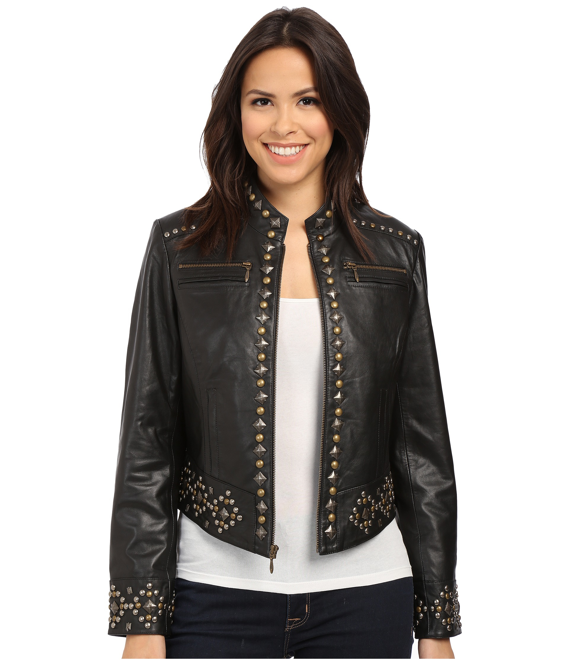 Double D Ranchwear Old Indian Face Jacket In Black Lyst Gallery