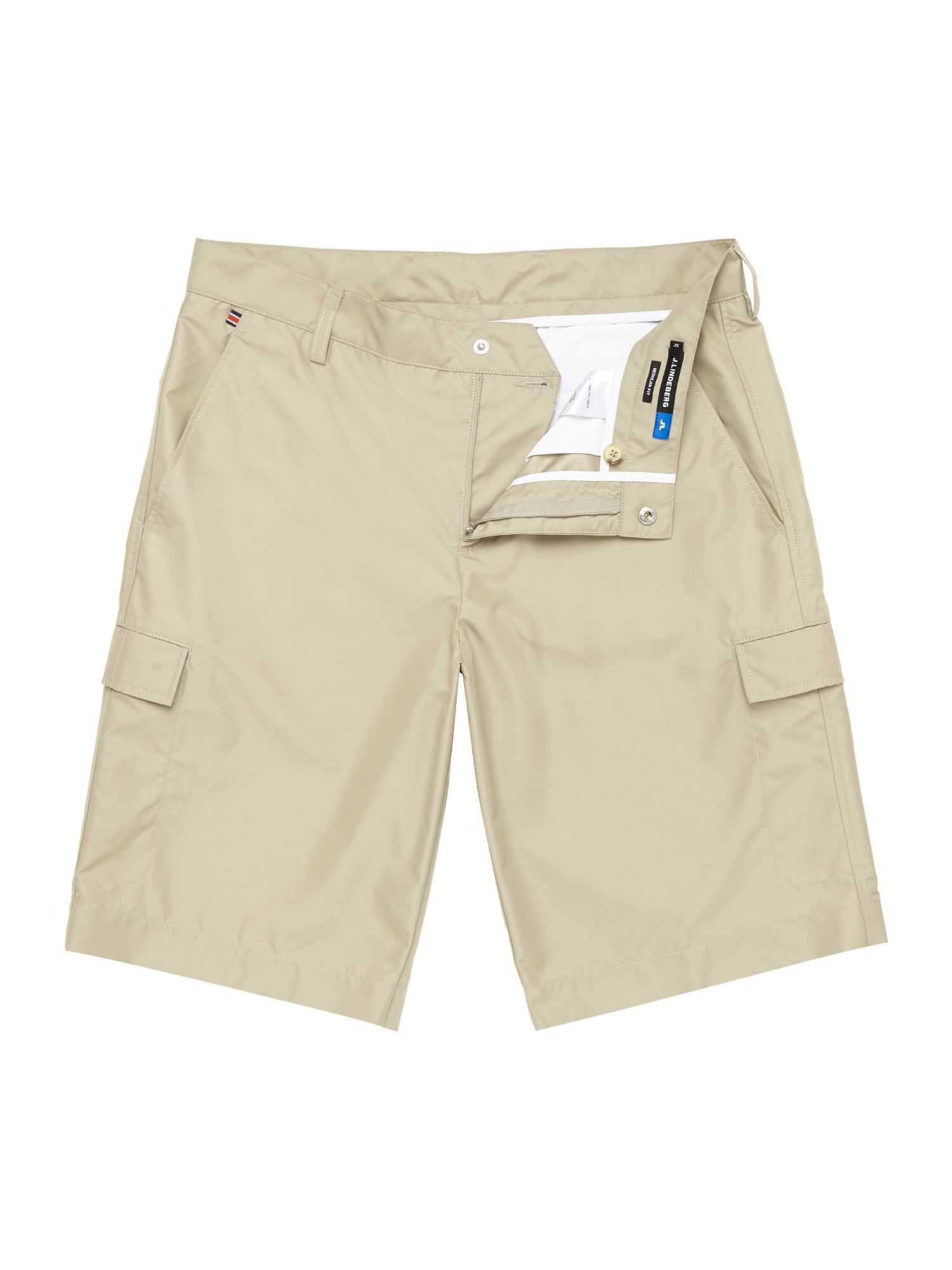 J.lindeberg Lawrence Micro Twill Short in Natural for Men | Lyst