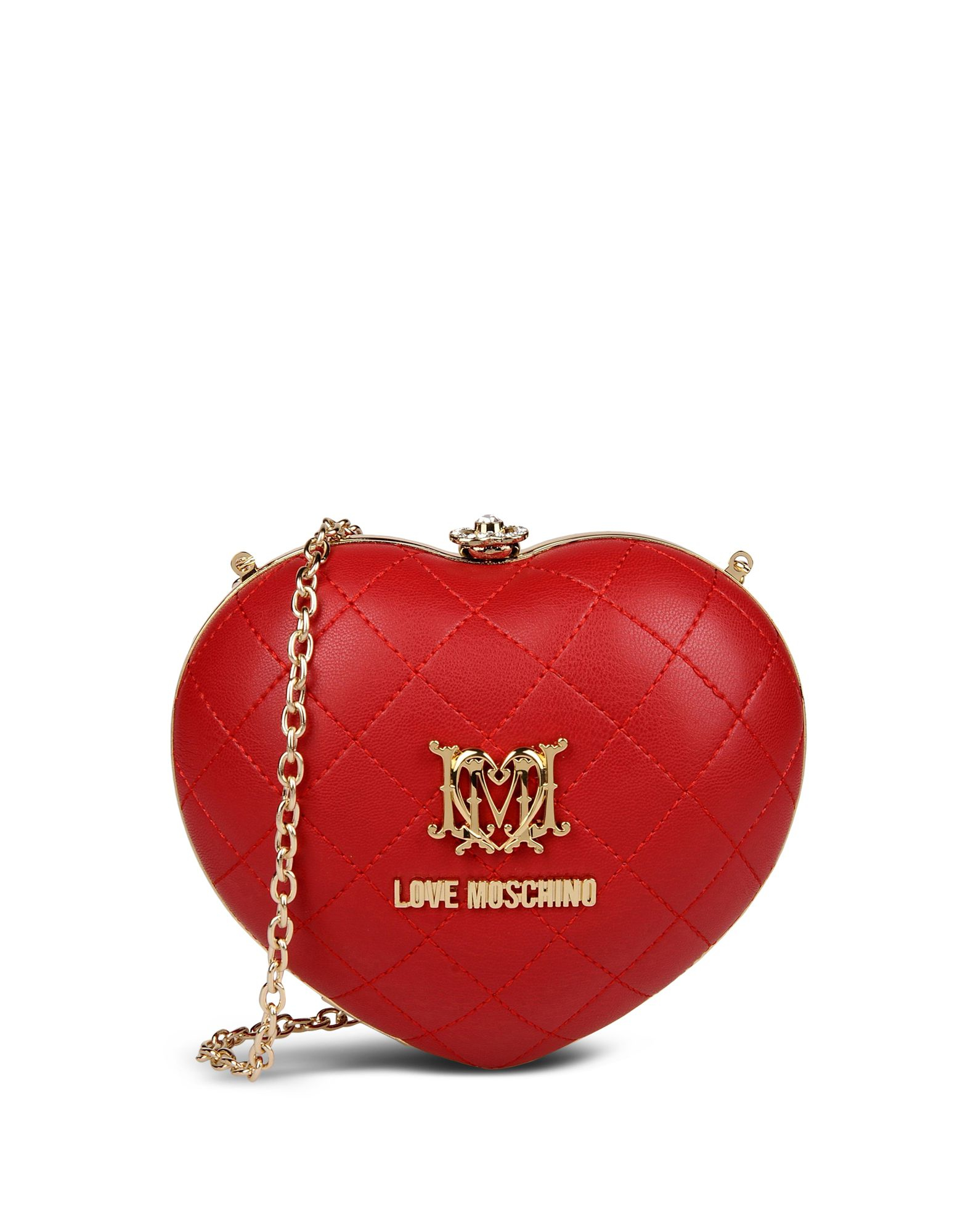 Lyst Love moschino Clutches in Red