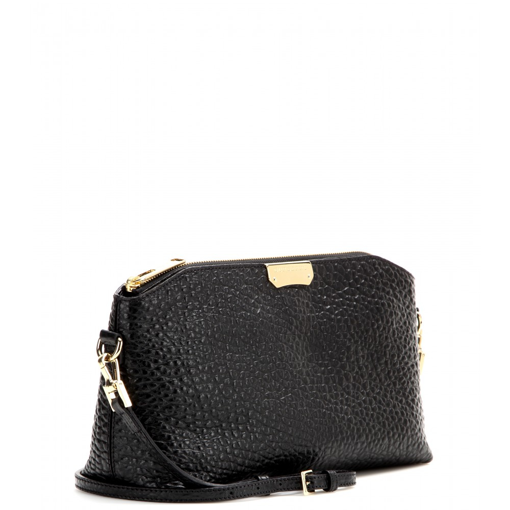 Lyst Burberry Chichester Leather Shoulder Bag In Black Gallery