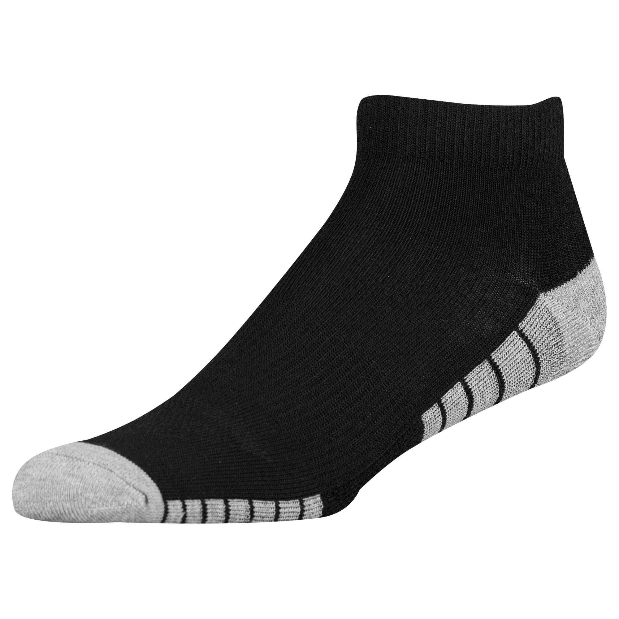 Under Armour Heatgear Tech 3 Pack Low Cut Socks in Black for Men - Lyst