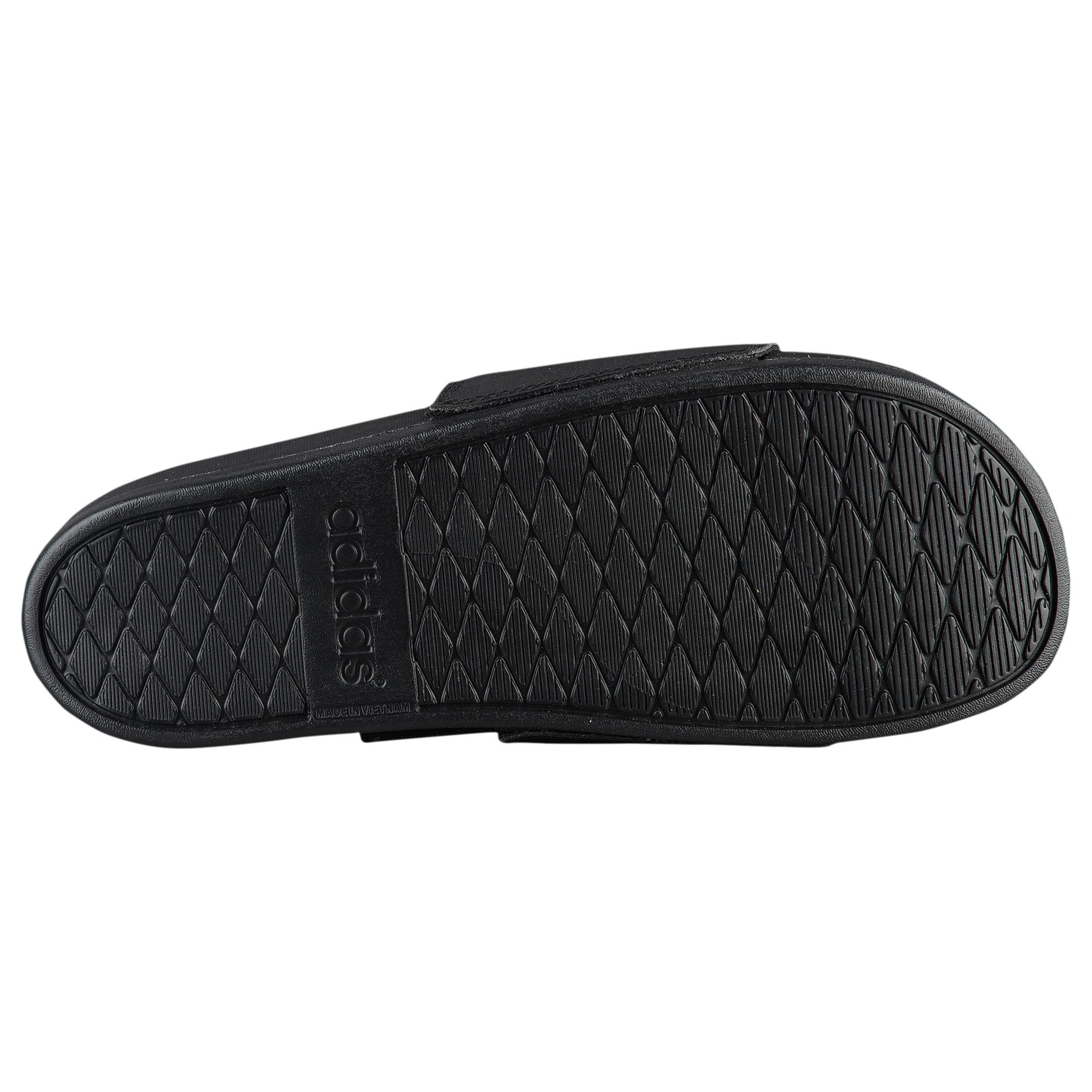 adidas Adilette Comfort Slide in Black for Men - Lyst