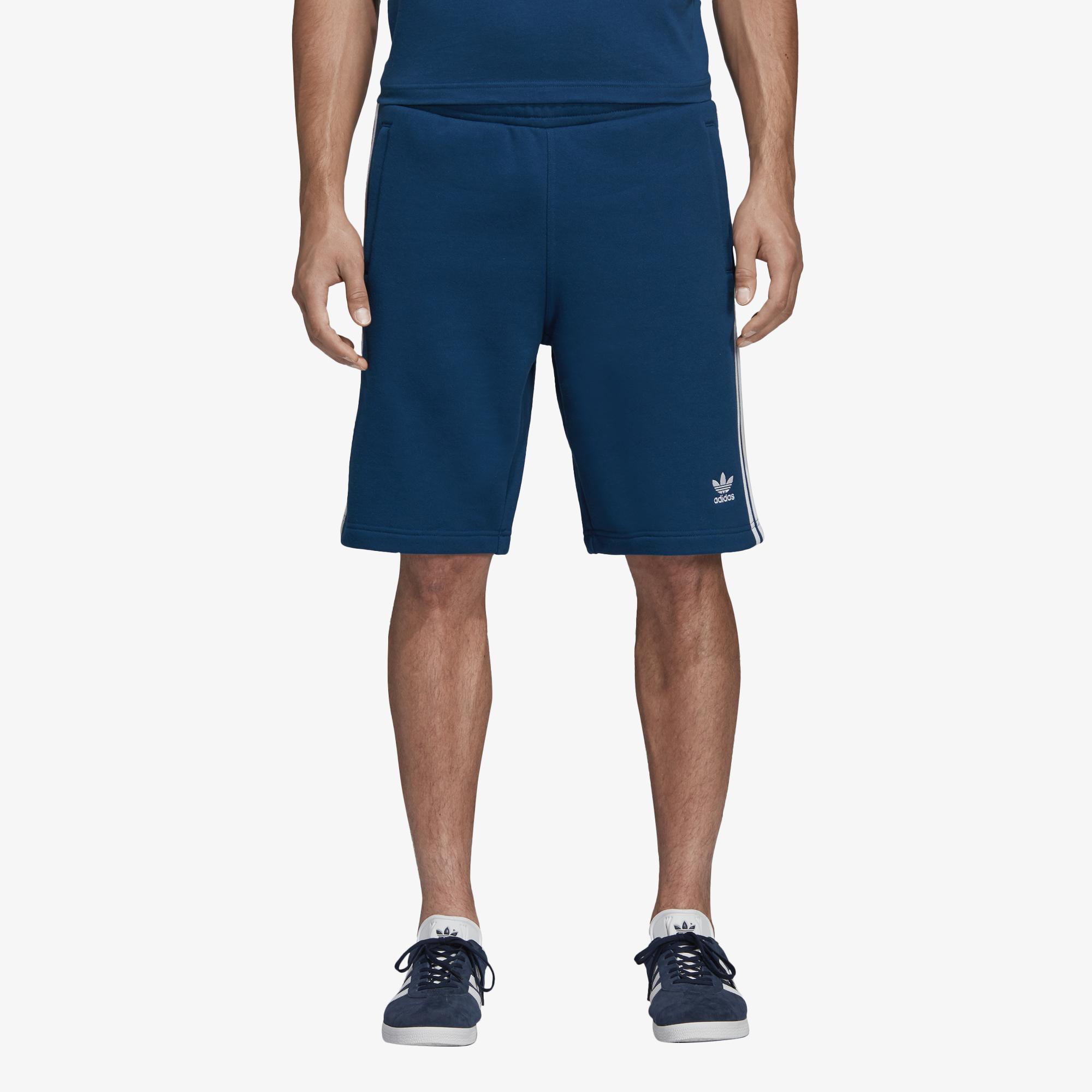 adidas Originals 3 Stripe Shorts in Blue for Men - Lyst