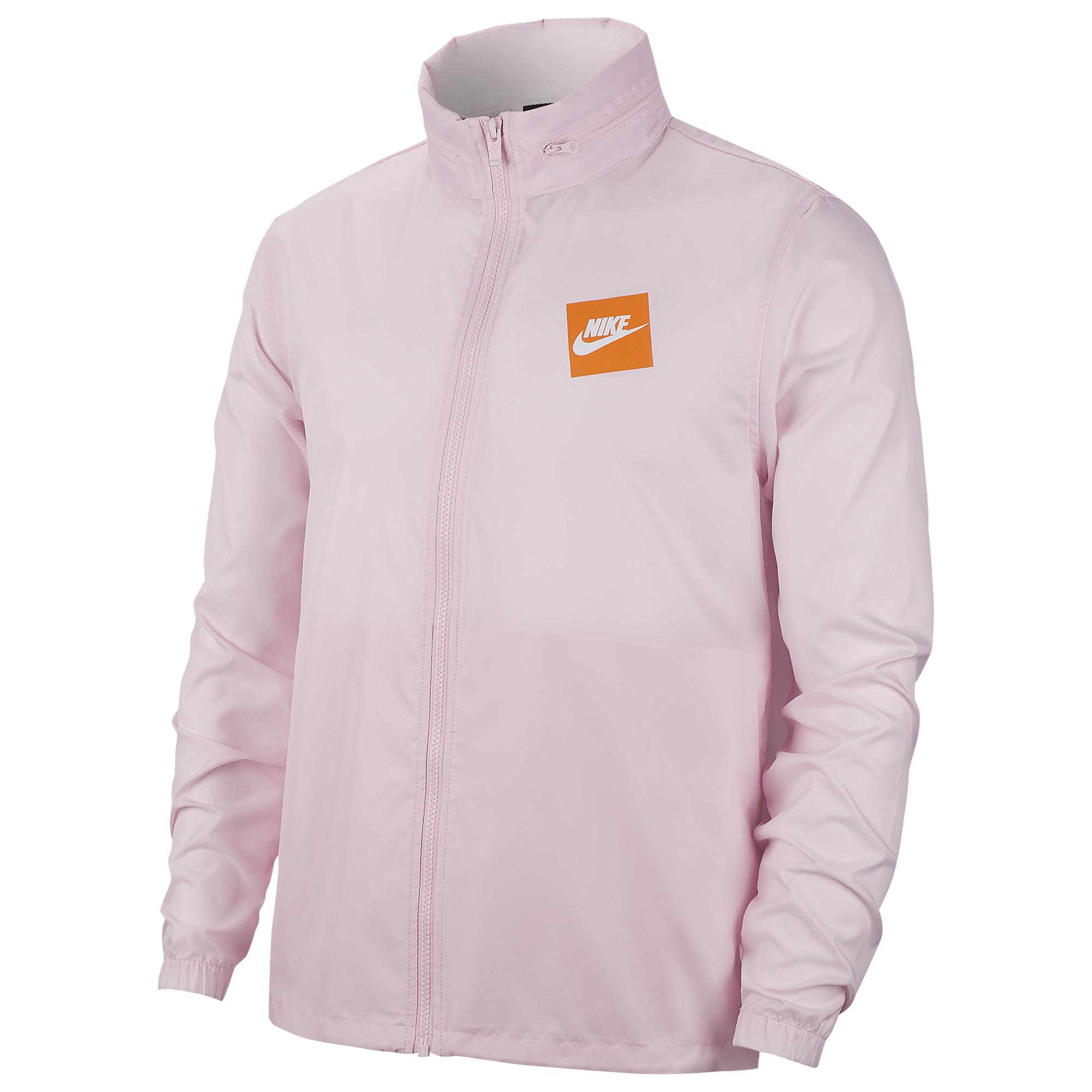 Nike Jdi Woven Hooded Jacket In Pink For Men - Save 21% - Lyst