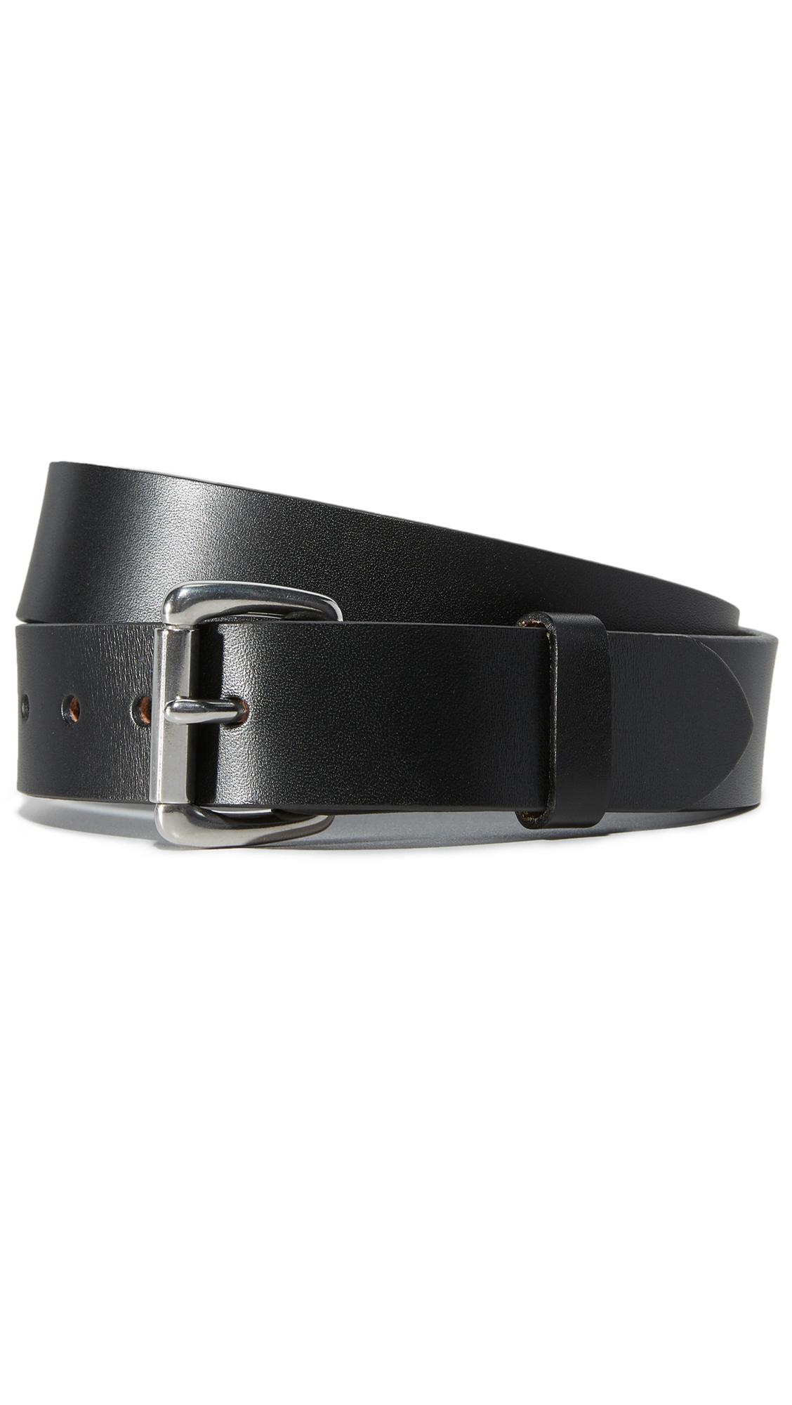 Filson Bridle Leather Belt in Black for Men | Lyst