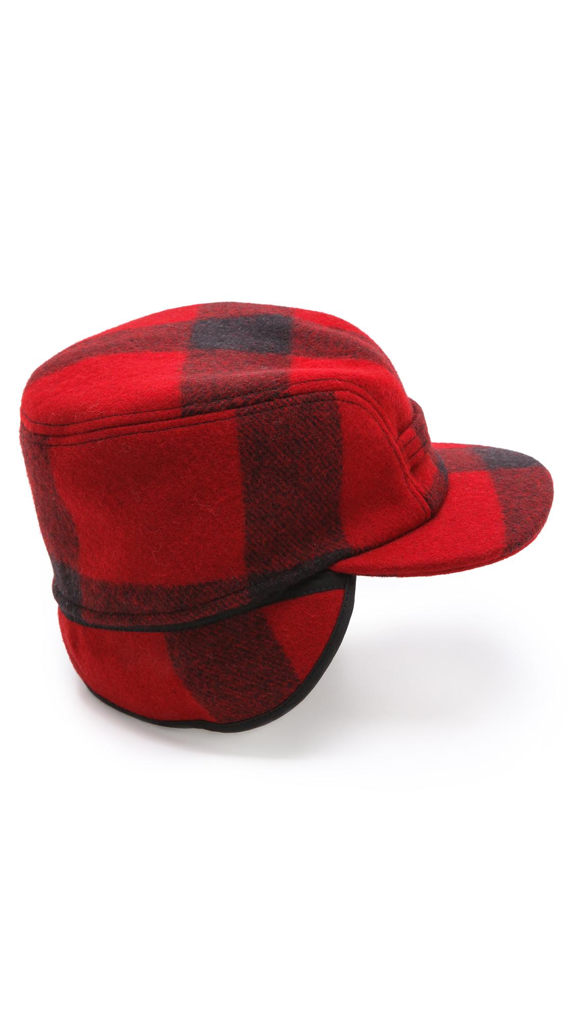 Filson Mackinaw Cap in Red for Men | Lyst