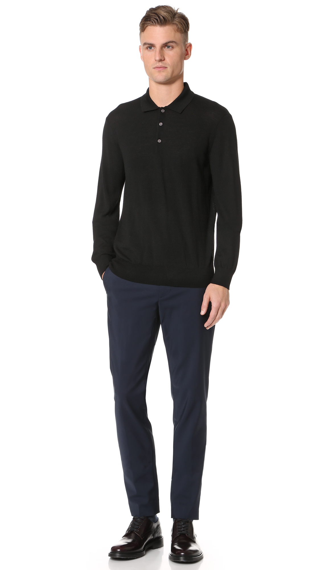 club monaco long sleeve shirt