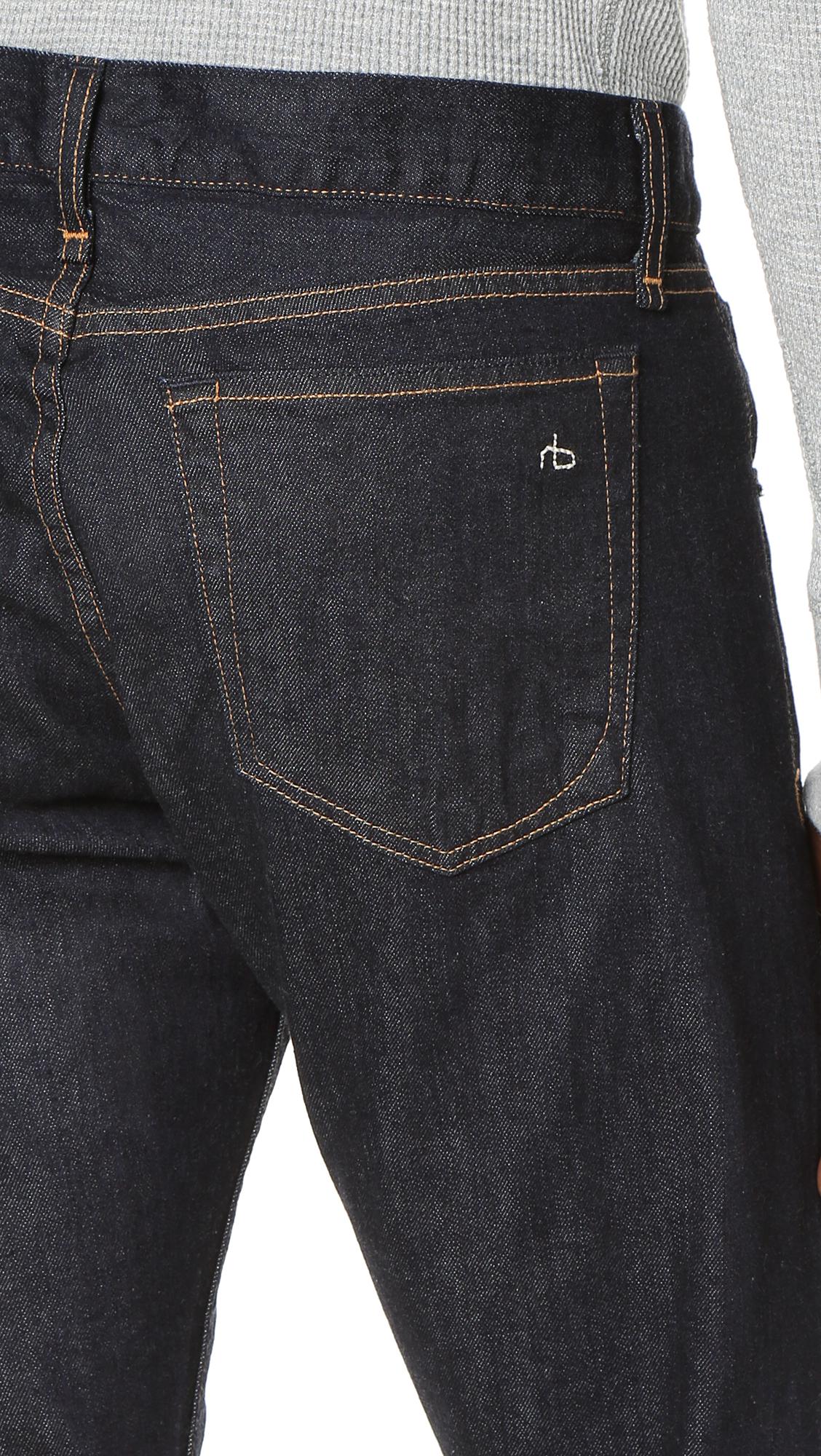 Lyst - Rag & Bone Fit 3 Selvedge Jeans for Men