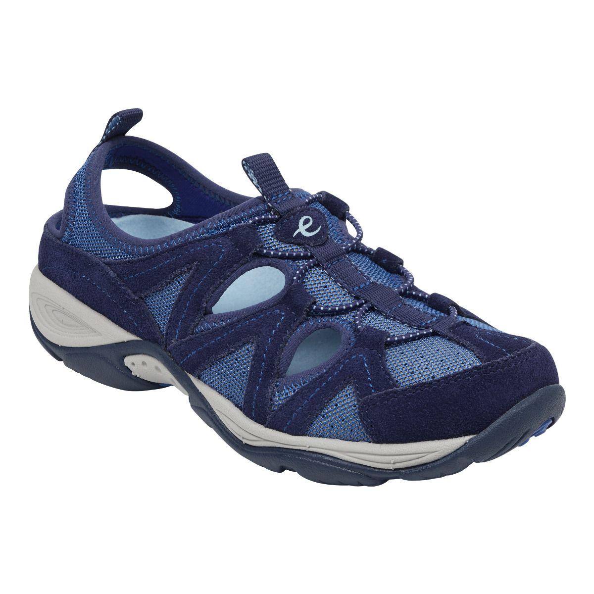 Easy Spirit Suede Earthen Walking Shoes in Blue - Lyst