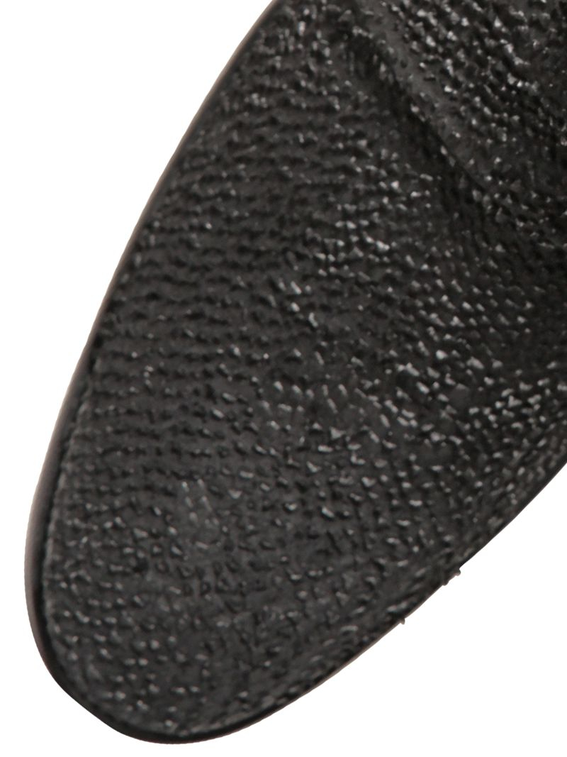 ankle high boots river heel island cut Ankle in Leather Black varvatos Boots Men for Laser (BLACK John