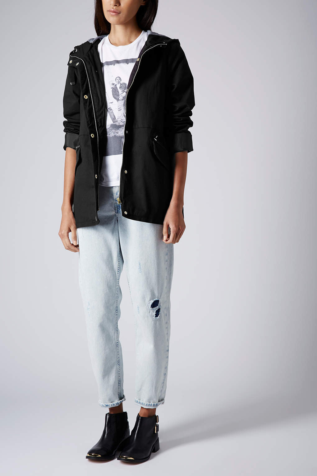 Lyst Lightweight Swing Jacket in Blue