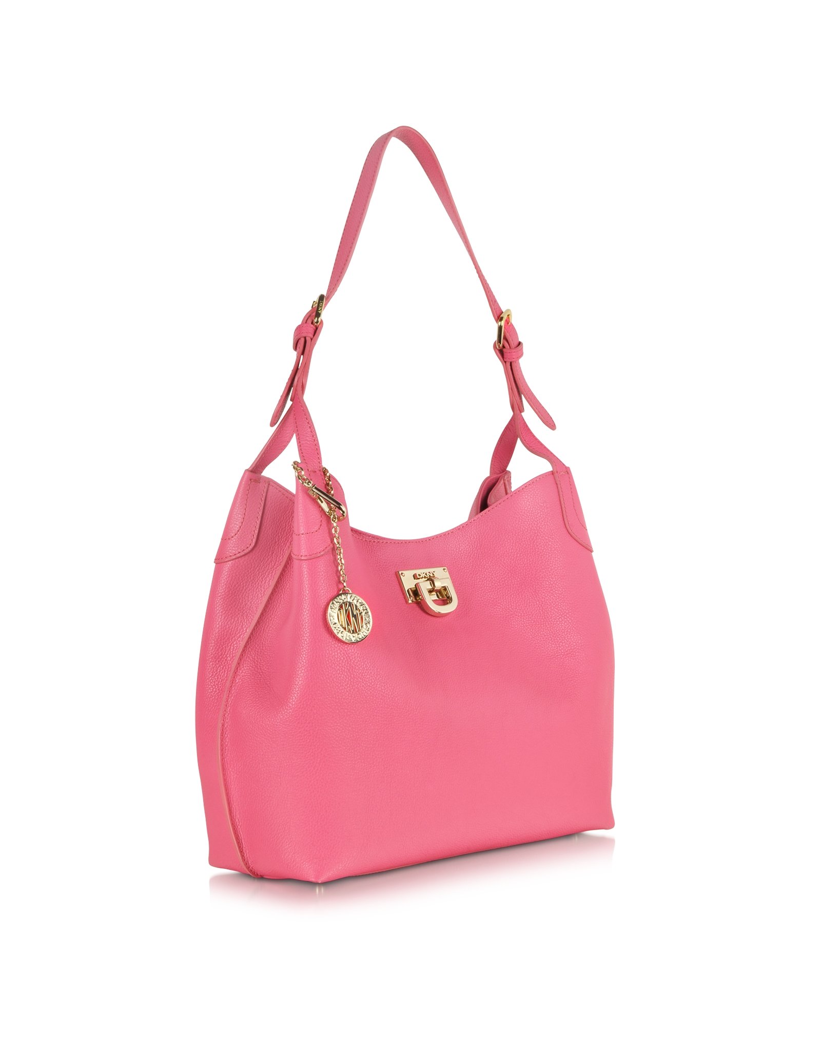 Dkny Chelsea Leather Hobo Bag in Pink | Lyst