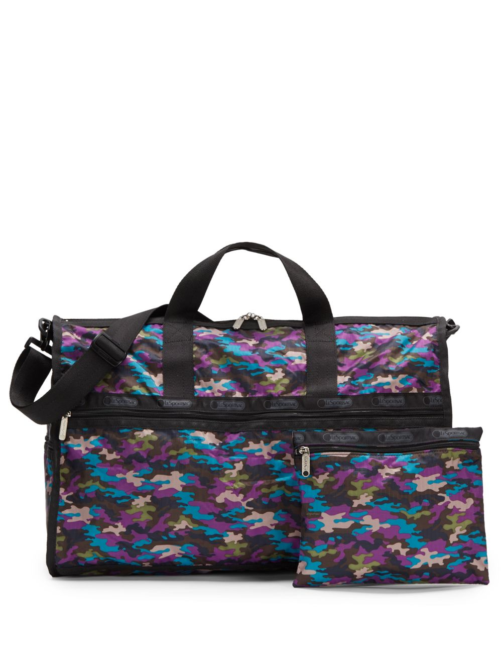 Lesportsac Large Printed Weekender Bag in Purple (camo multi) Lyst