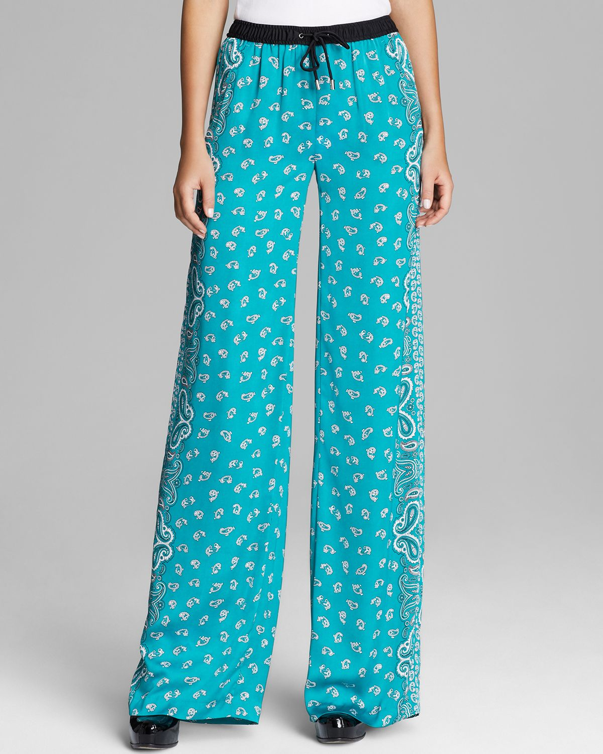 blue bandana pants