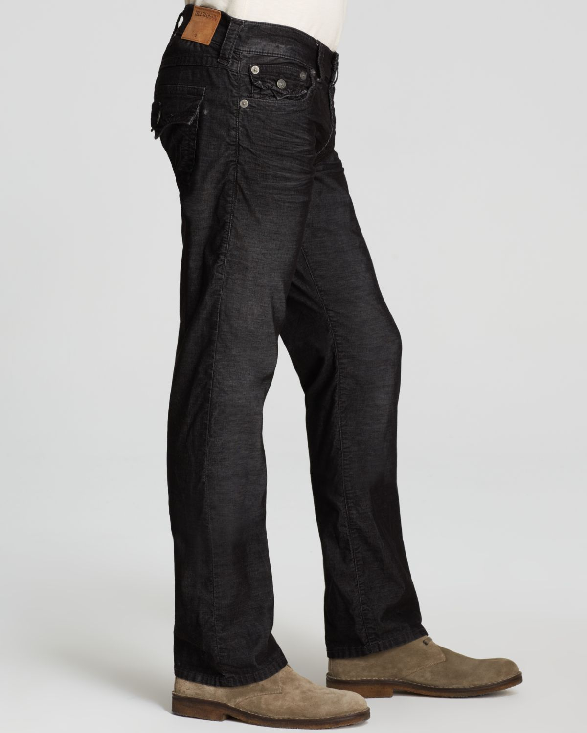 mens black true religion jeans