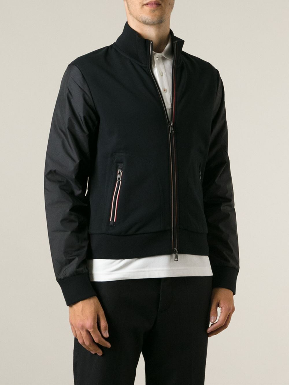 moncler black bomber jacket moncler black bomber jacket
