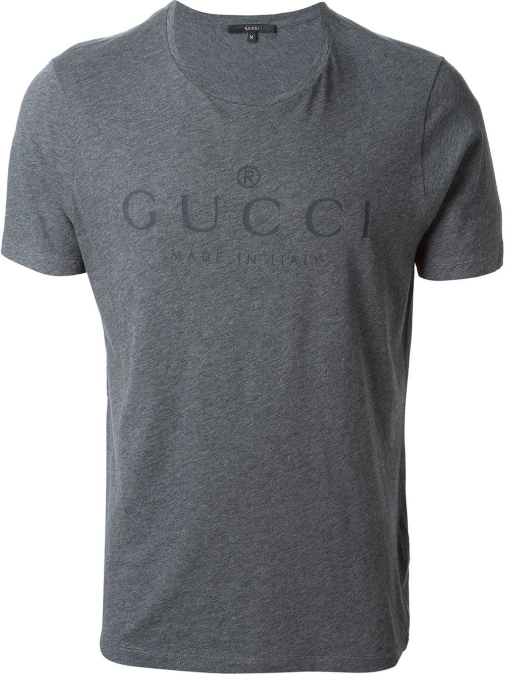 Gucci Printed T-shirt in Gray for Men | Lyst