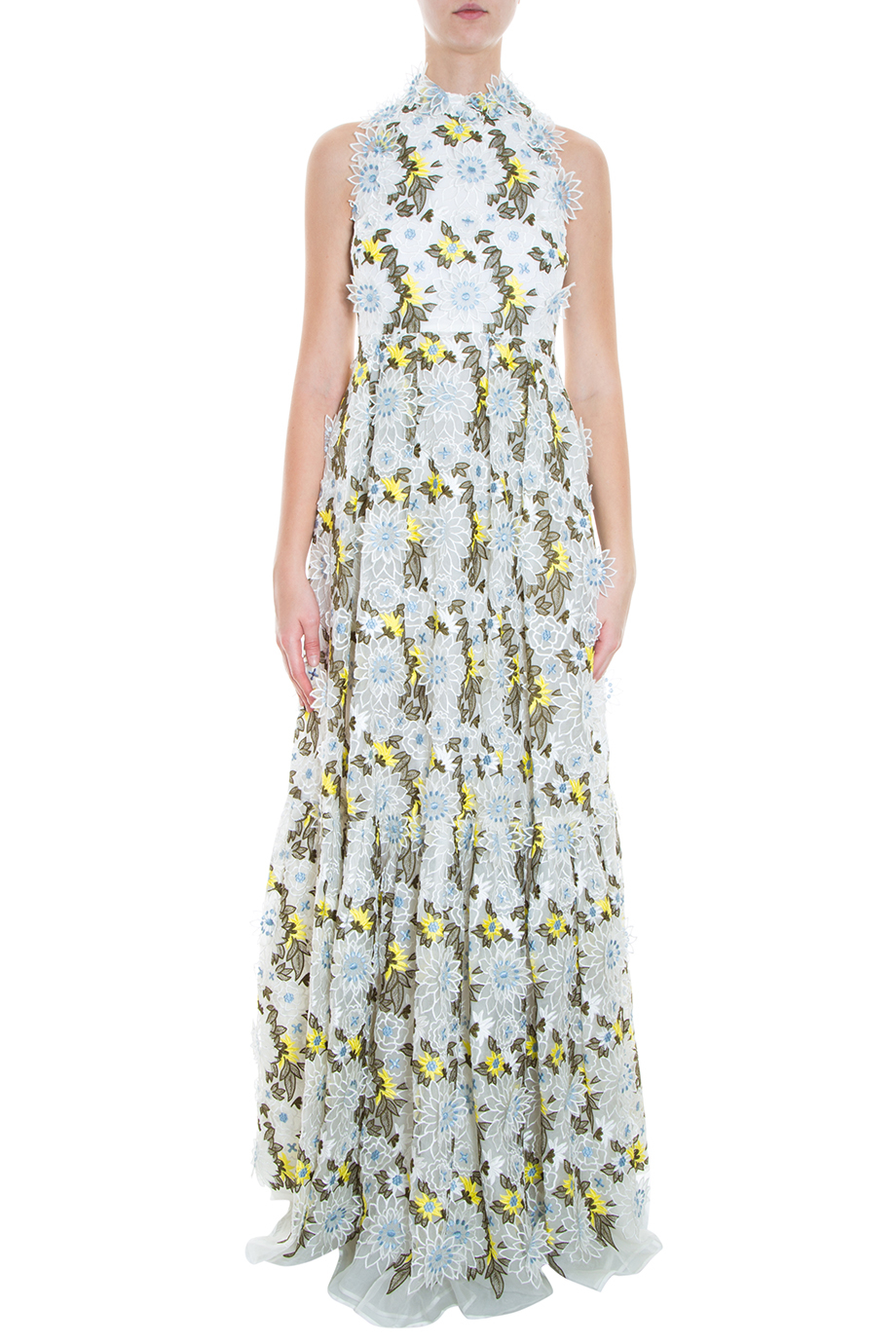 erdem embroidered dress