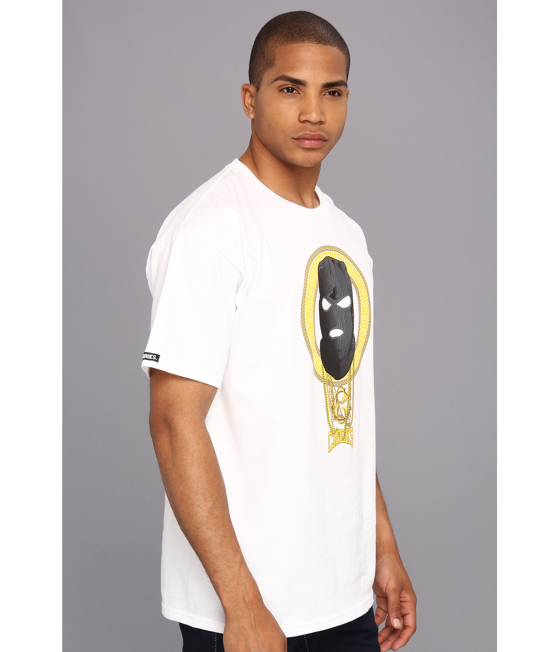 Lyst - Crooks And Castles Goon Squad Knit Crew Tshirt in White for Men