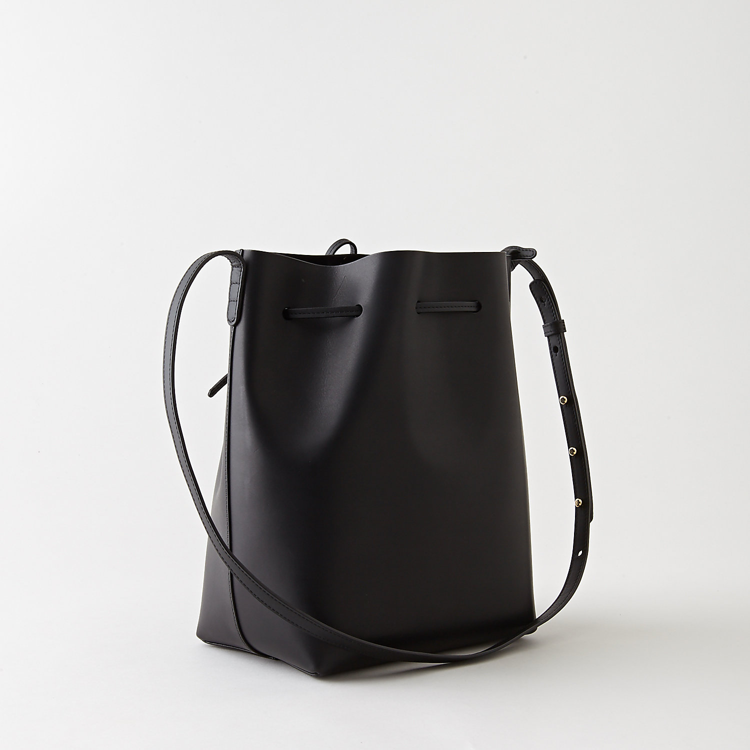 Mansur gavriel Bucket Bag in Black (BLACK PEWTER) | Lyst