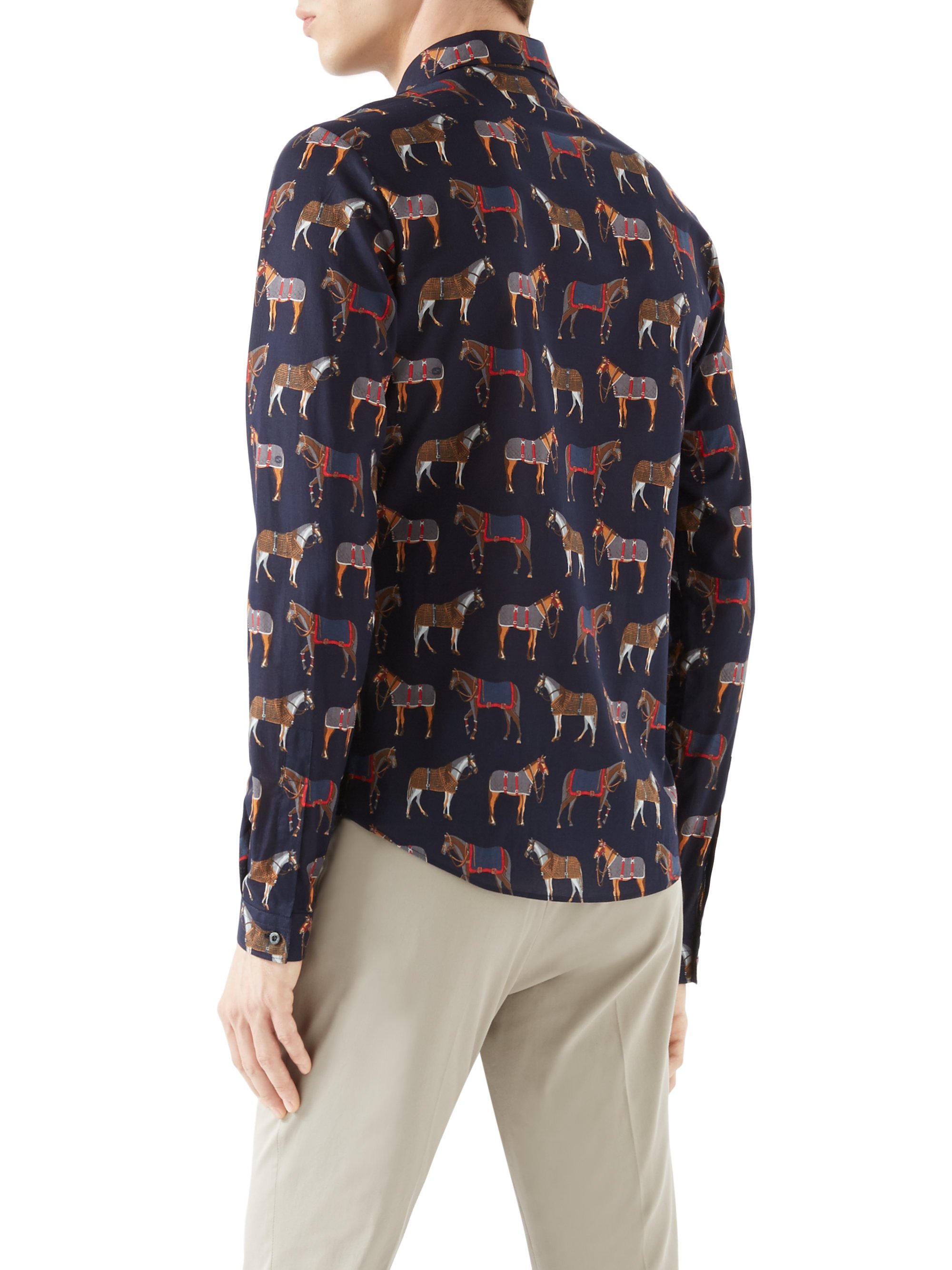 horse print shirt